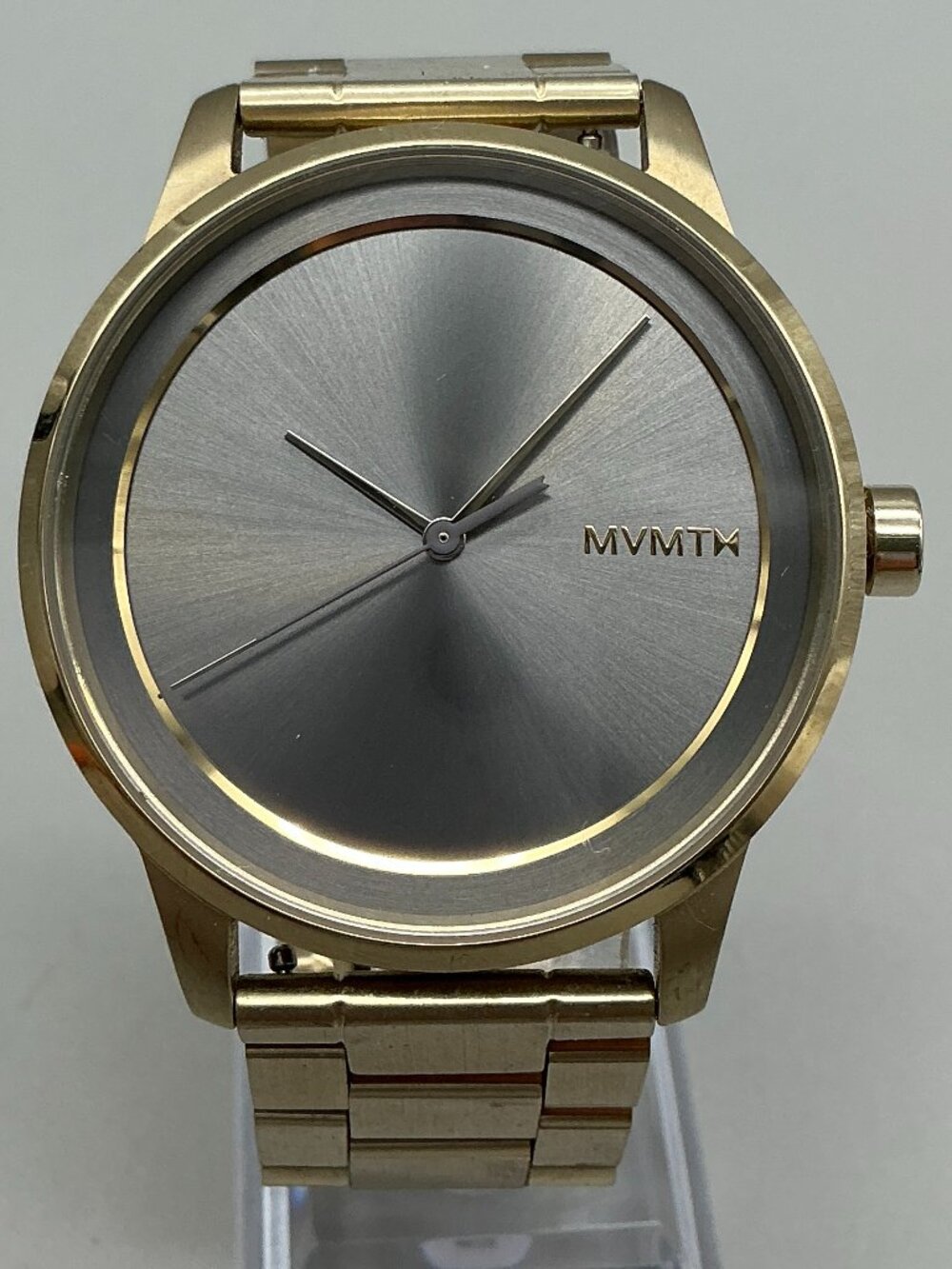 MVMT Profile Velorian Mens Watch 44mm Silver Gold Two Tone Minimalist 7"